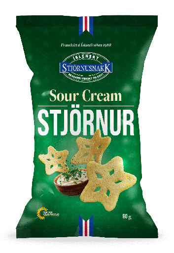 Sourcream stjörnur 90g