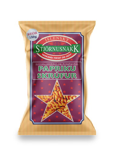 Paprikuskrúfur 150g