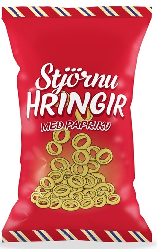 Stjörnuhringir paprika 80gr